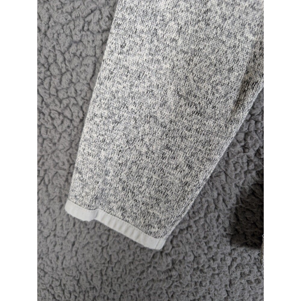 Eddie Bauer Womens Top Mock Neck Sweatshirt Small Long Sleeve Gray Pouch - Picture 11 of 12